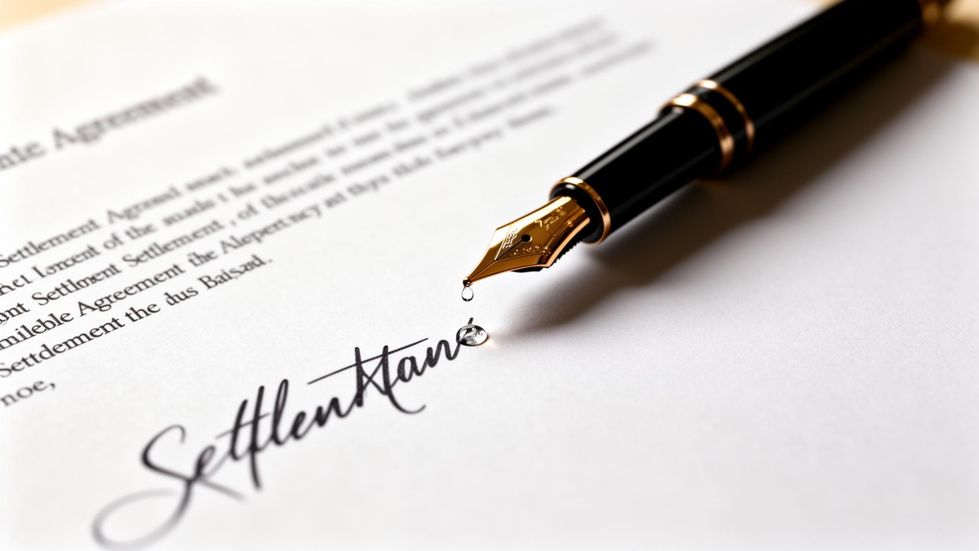 Signature, in ink